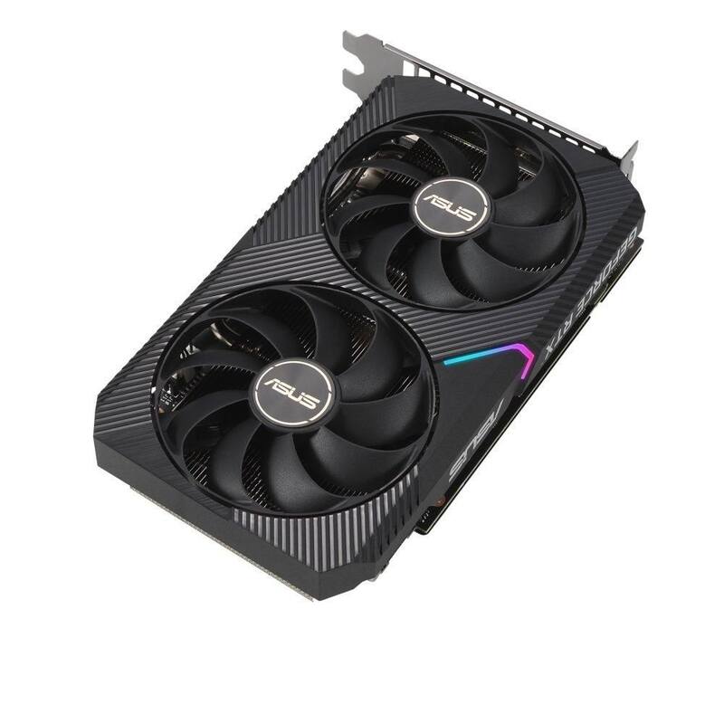 Placa de Vídeo RTX 3060 Ti O8G Mini V2 OC Asus Dual NVIDIA GeForce